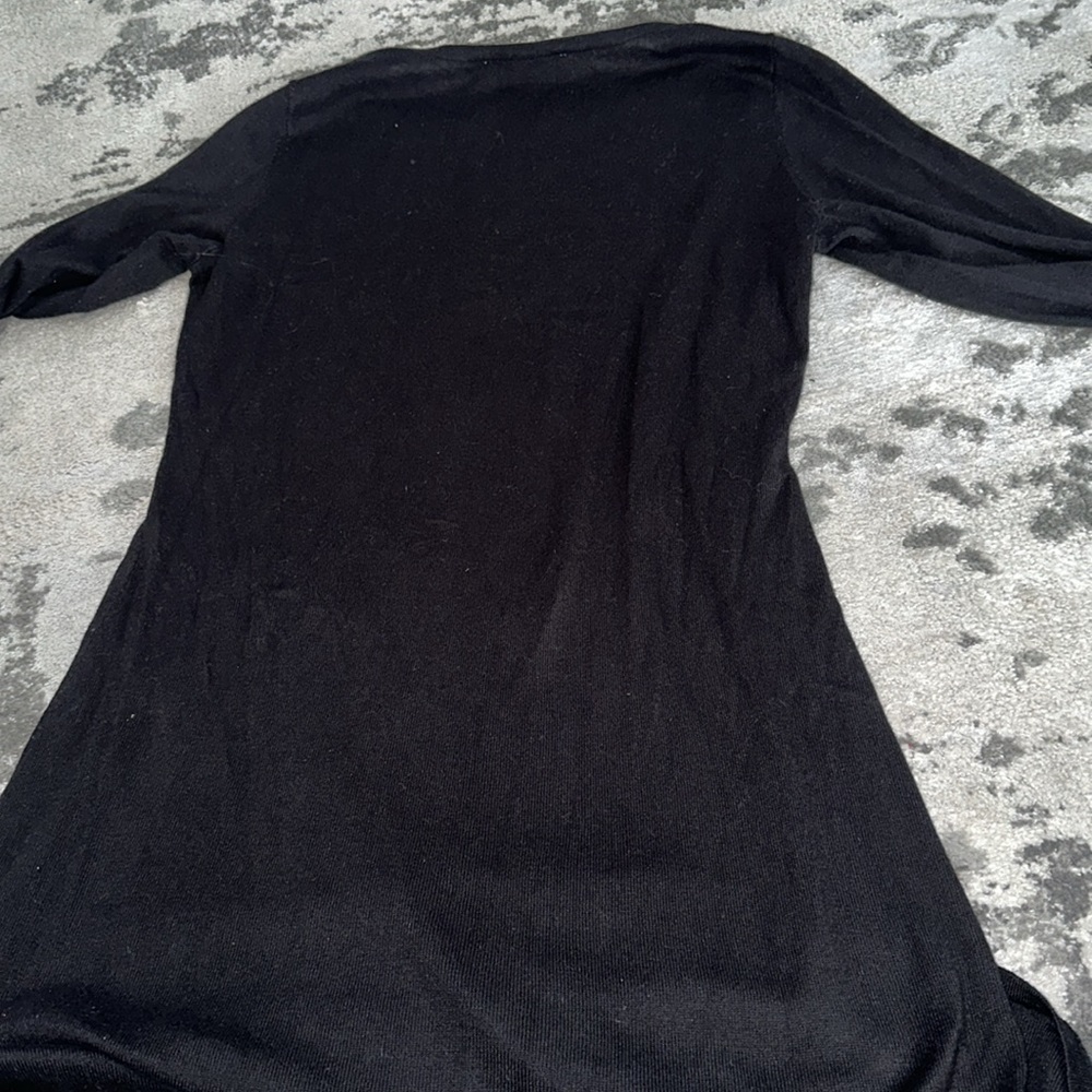 Michael Kors black long sleeve knit sweater dress - Picture 6 of 7